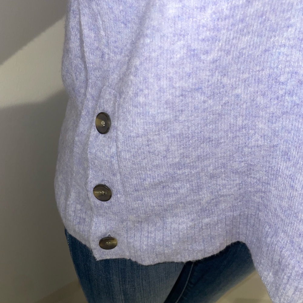 J. Crew Button turtleneck in extra-soft yarn. Large - Picture 3 of 6